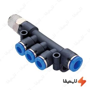 فیتینگ-تبدیل-پنج-راهی-کنار-دنده-پنوماتیک-با-شیلنگ-خور-6-به-4-میلیمتر-و-سایز-دنده-18-اینچ-سی-دی-سی@LIGHTIFA.jpg