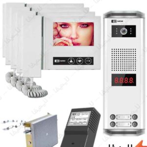 پکیج-کامل-آیفون-تصویری-4-واحدی-تکنما-VDP-D43@LIGHTIFA.jpg