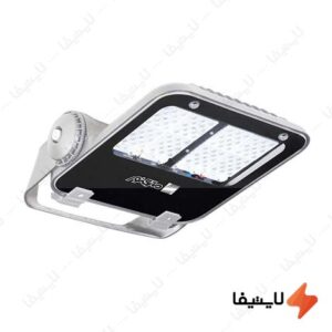 چراغ-پروژکتوری-LED-طوسی-72-وات-یخی-و-پخش-نور-متقارن-تیز-اپتیلوکس-S-مازی-نور@LIGHTIFA.jpg
