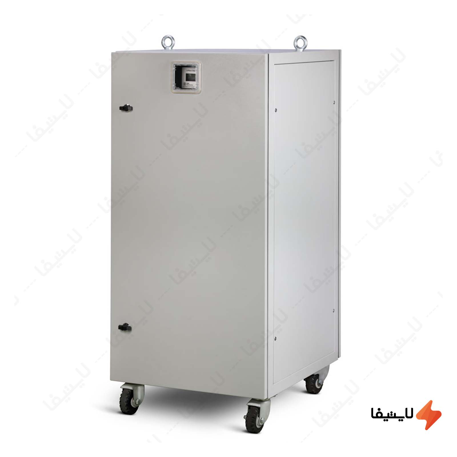استابلایزر سه فاز هوشمند 120 آمپر 90KVA استابلایزر-سه-فاز-هوشمند-120-آمپر-90KVA-پرنیک-مدل-3XI-90