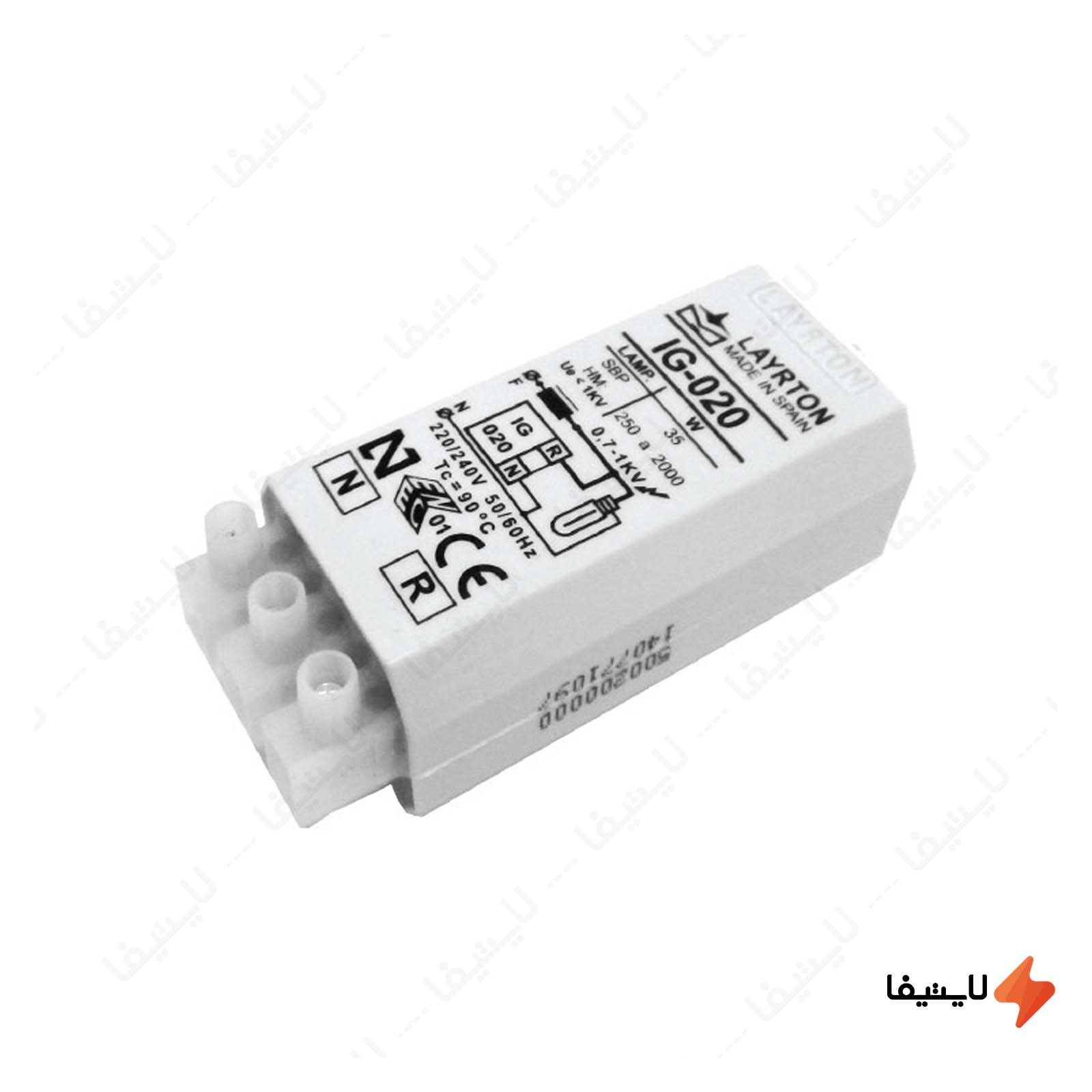 استارتر 220 ولت 2000 وات شعاع مدل IG-020 استارتر-220-ولت-2000-وات-شعاع-مدل-IG-020