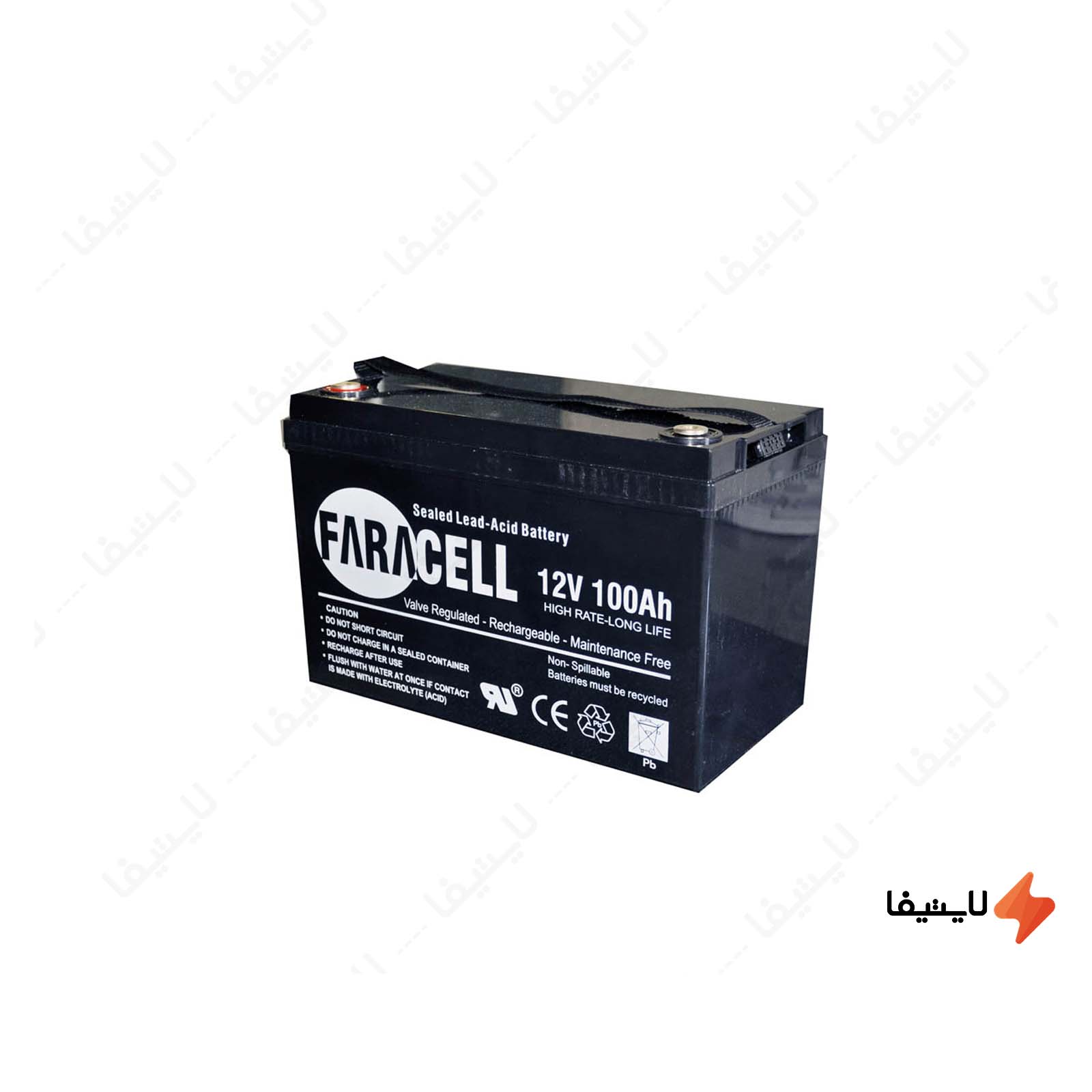 باتری 100 آمپرساعت فاراتل سری Faracell م باتری-100-آمپرساعت-فاراتل-سری-Faracell-مدل-12V100AH