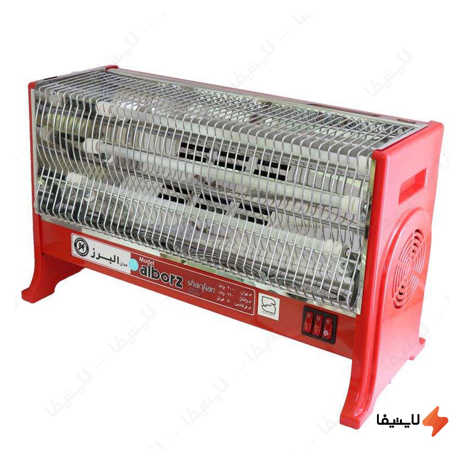 بخاری برقی 3 شعله 2000 وات فن دار البر بخاری-برقی-3-شعله-2000-وات-فن-دار-البرز