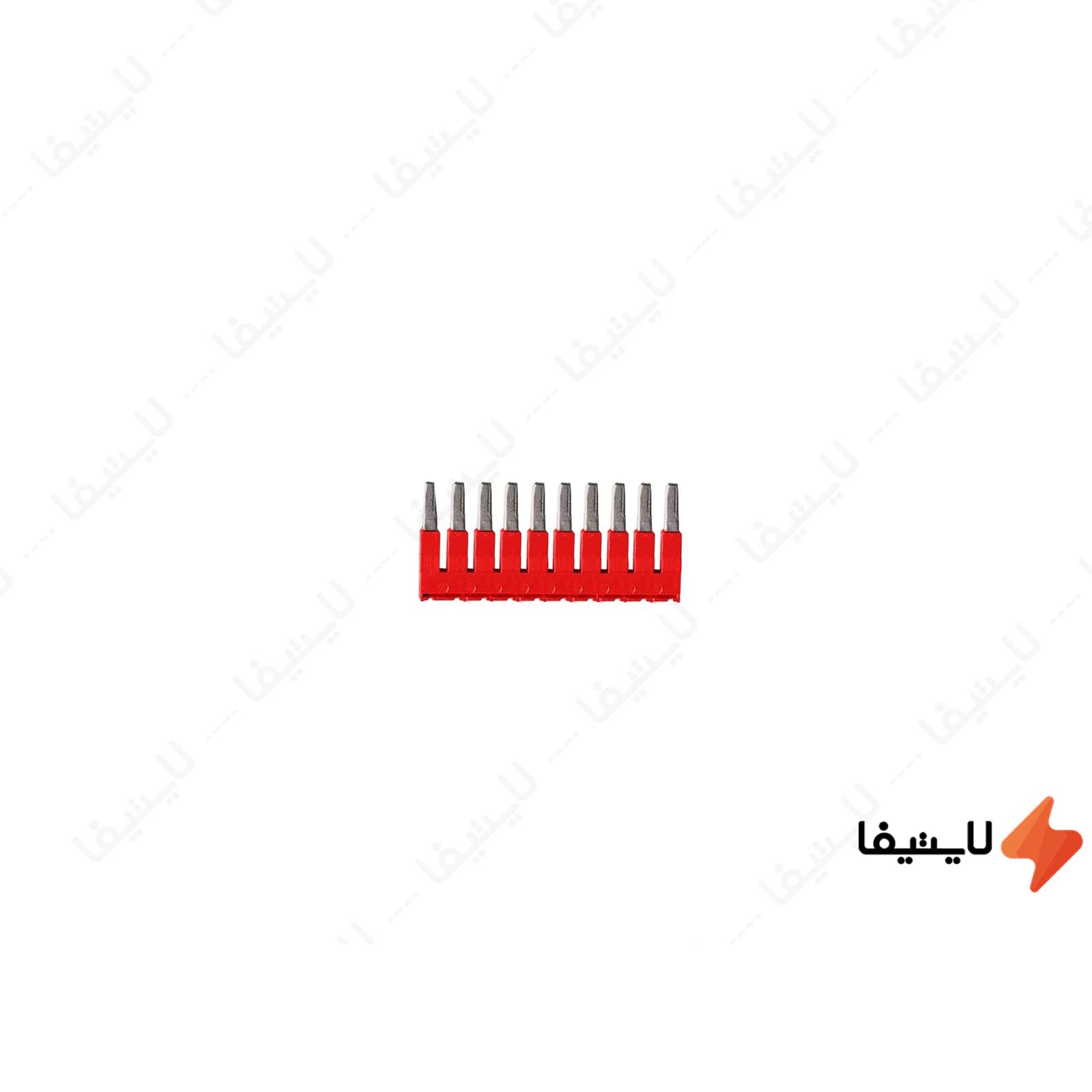 جامپر از بالا ترمینال فشاری 10 خانه جامپر-از-بالا-ترمینال-فشاری-10-خانه-سایز-4-مدل-BS10-4-رعد-بسته-10-عددی
