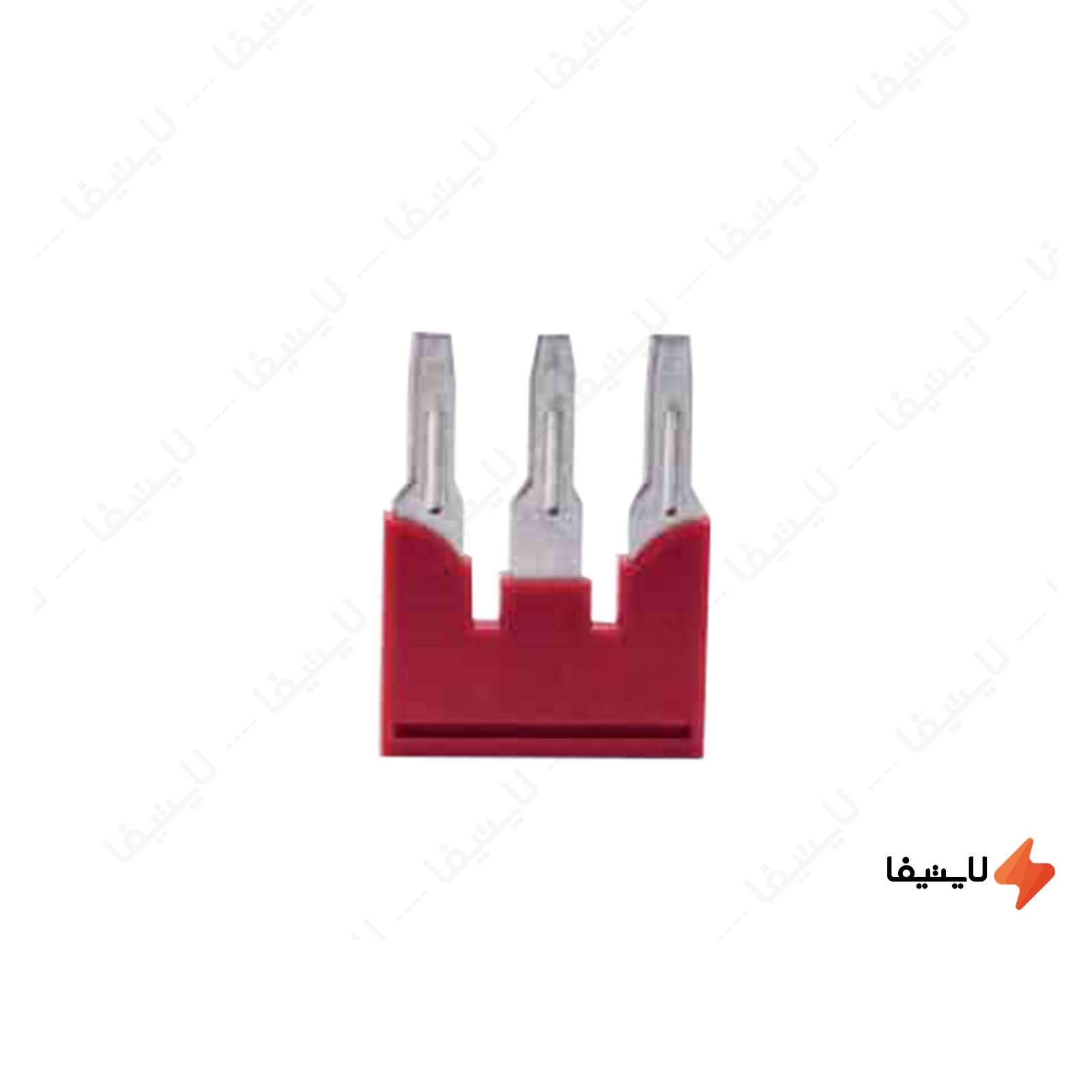 جامپر از بالا ترمینال فشاری 3 خانه س جامپر-از-بالا-ترمینال-فشاری-3-خانه-سایز-6-مدل-BS3-6-رعد-بسته-50-عددی