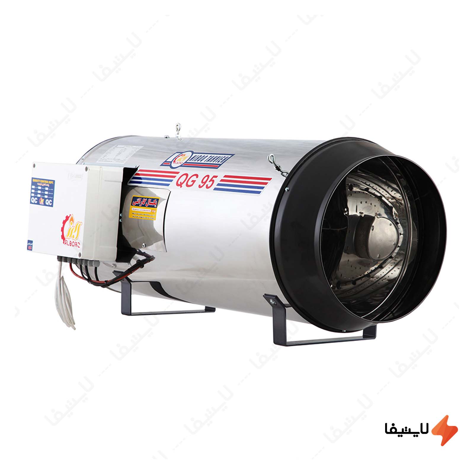 جت هیتر 95 کیلووات گازی نیرو تهویه ا جت-هیتر-95-کیلووات-گازی-نیرو-تهویه-البرز-مدل-QG-95
