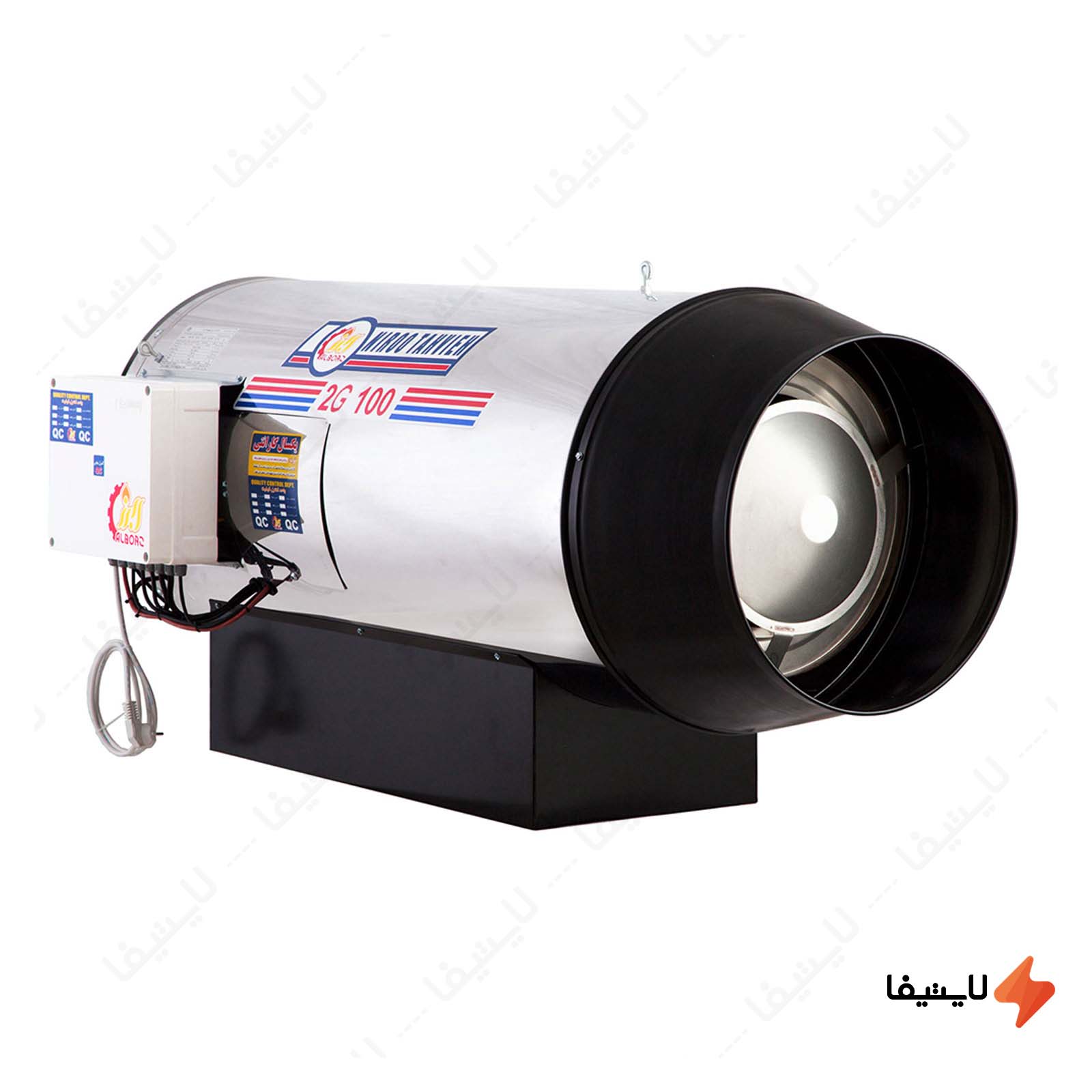 جت هیتر دو موتوره گازی 100 هزار کیلو جت-هیتر-دو-موتوره-گازی-100-هزار-کیلو-کالری-نیرو-تهویه-البرز-مدل-2G-100