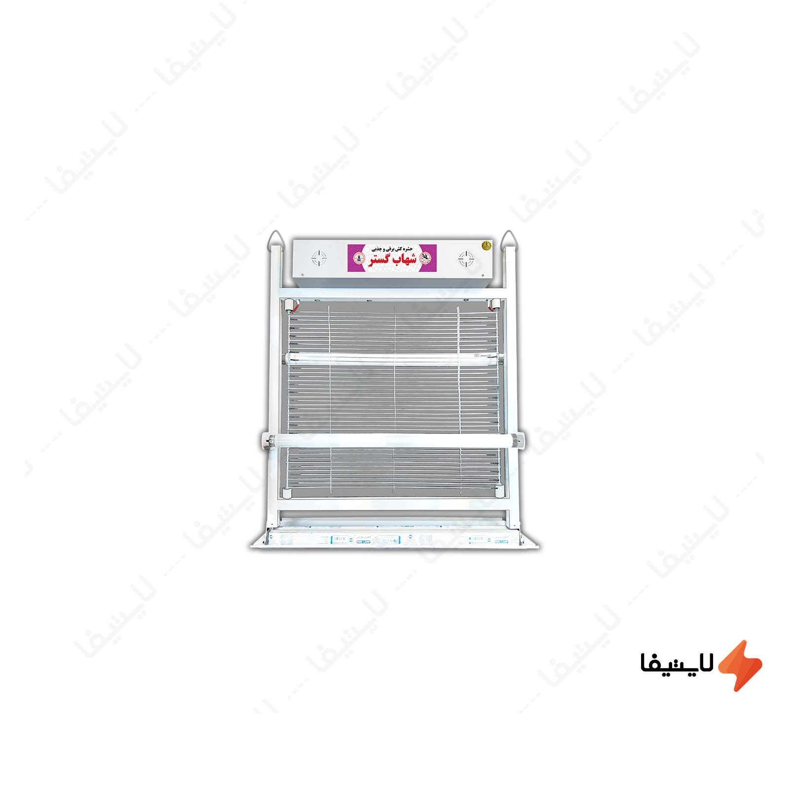 حشره کش برقی جذبی صنعتی 20*2 وات UV شها حشره-کش-برقی-جذبی-صنعتی-2-در-20-وات-UV-شهاب-گستر-مدل-FUV2x20WS