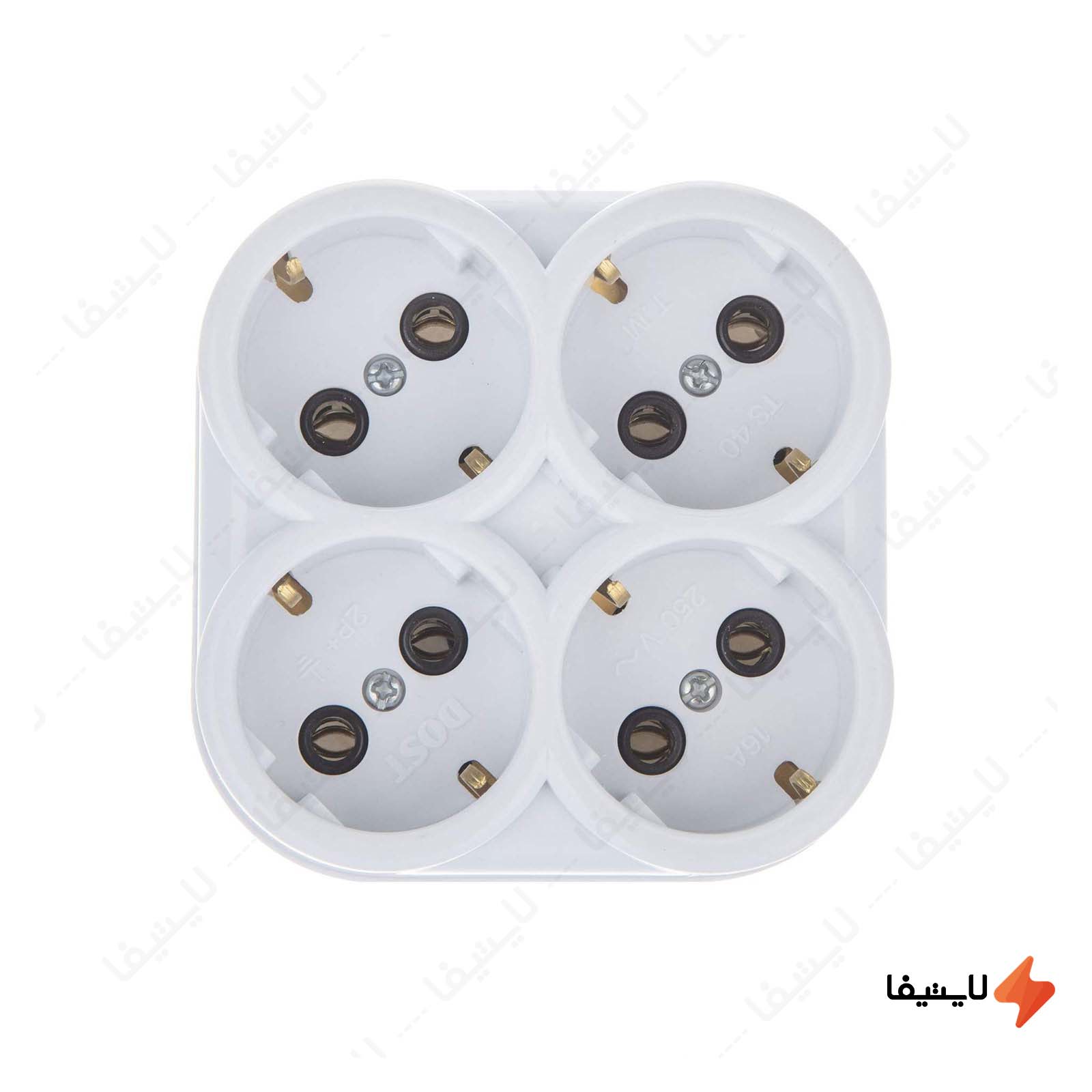 رابط 4 خانه ارت دار دوشاخه دار خیام رابط-4-خانه-ارت-دار-دوشاخه-دار-خیام-الکتریک-مدل-سهند