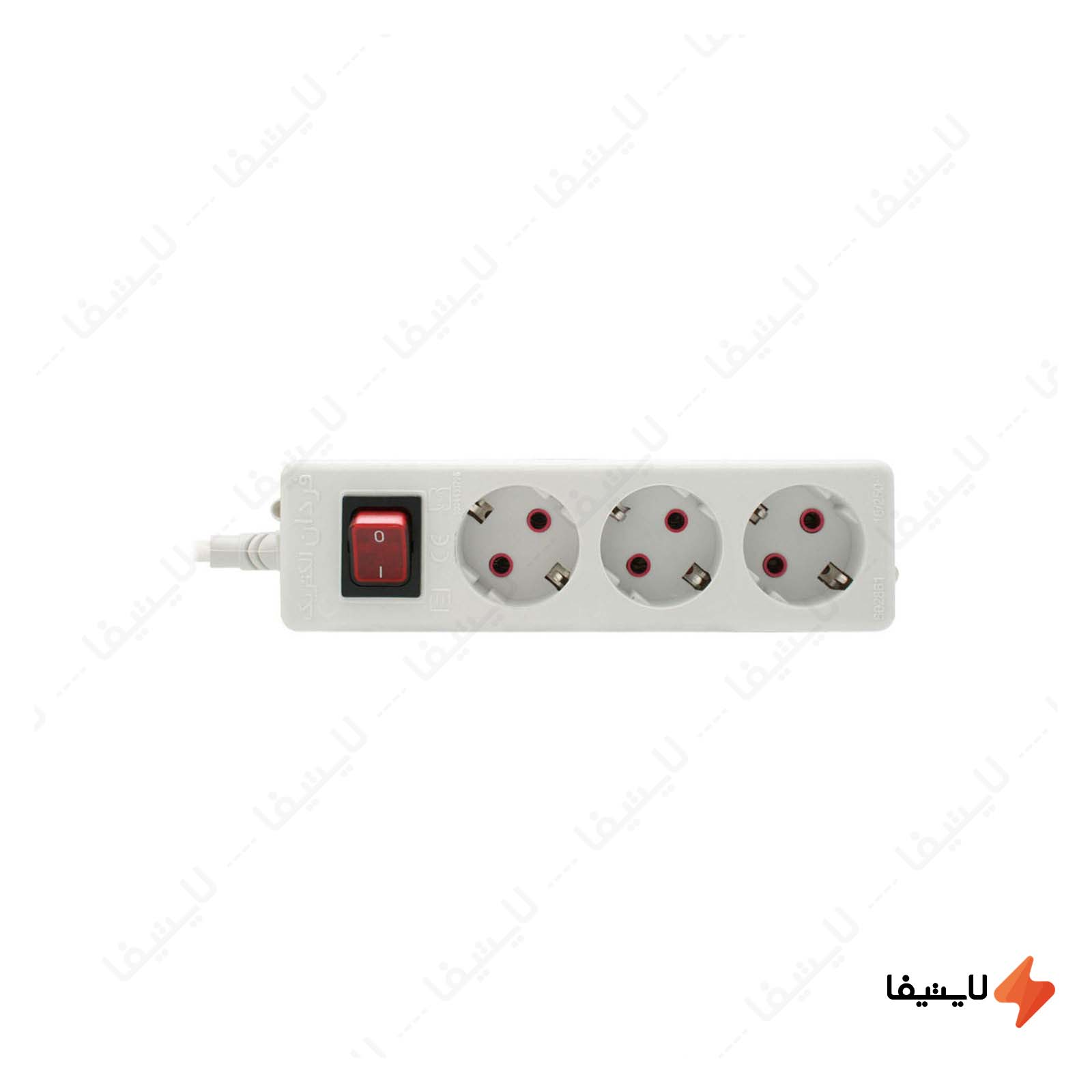 رابط سه خانه ارت دار فردان الکتریک 3 رابط-سه-خانه-ارت-دار-فردان-الکتریک-31107-با-کابل-3-متر