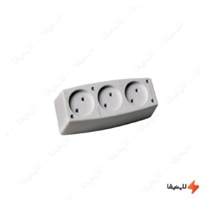 رابط-سه-خانه-بدون-ارت-فردان-الکتریک-31126-مدل-صبا-با-کابل-1