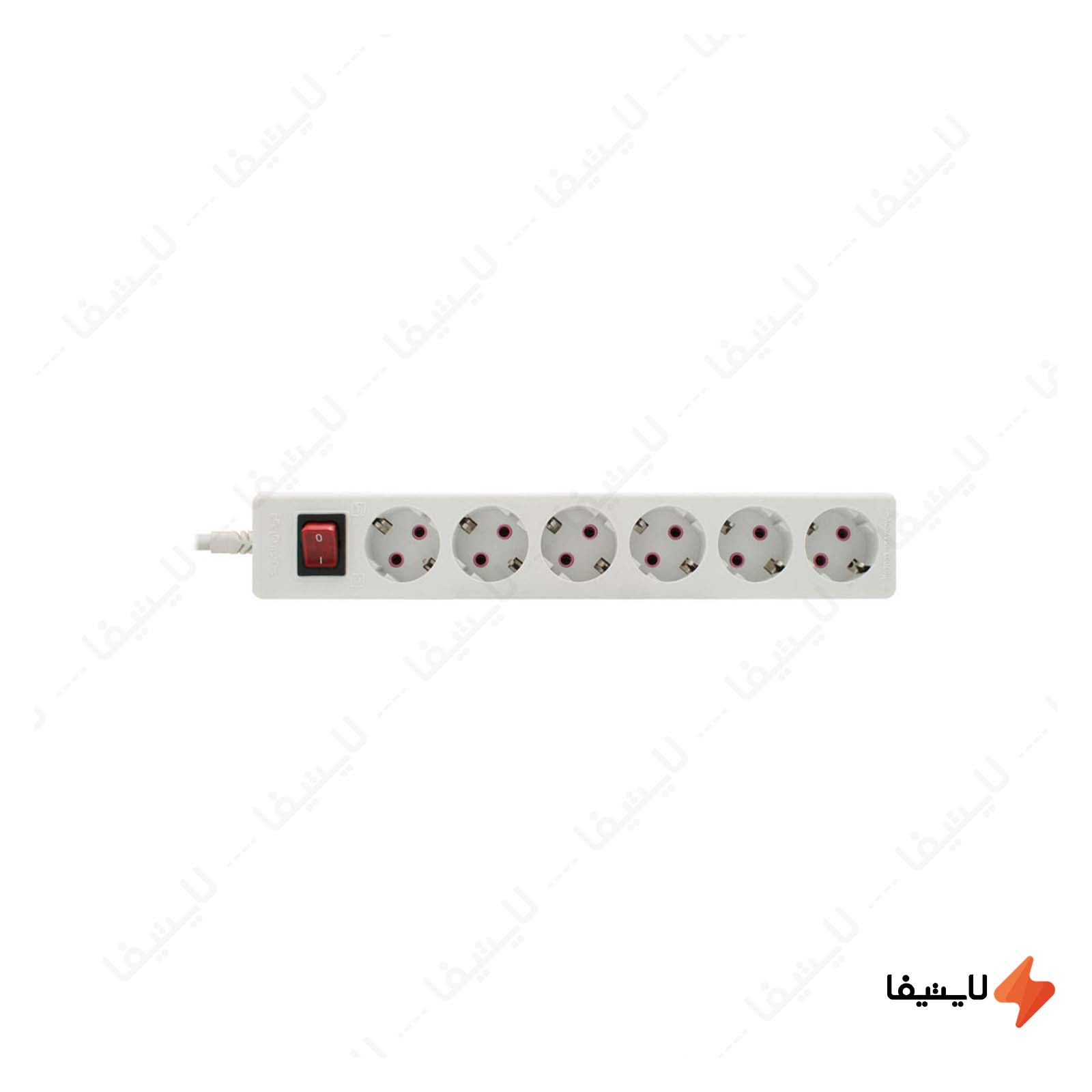 رابط شش خانه ارت دار فردان الکتریک 3 رابط-شش-خانه-ارت-دار-فردان-الکتریک-31306-با-کابل-1