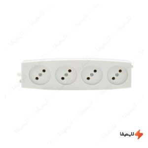 رابط-چهار-خانه-بدون-ارت-فردان-الکتریک-31221-مدل-صبا-با-کابل-5-متر