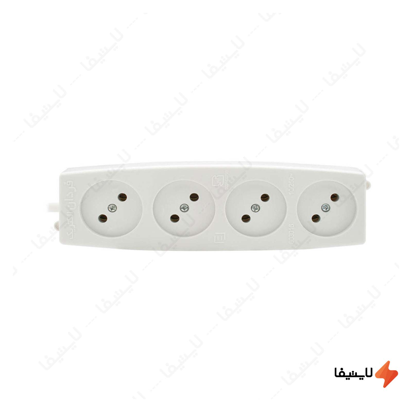 رابط چهار خانه بدون ارت فردان الکتر رابط-چهار-خانه-بدون-ارت-فردان-الکتریک-31221-مدل-صبا-با-کابل-5-متر