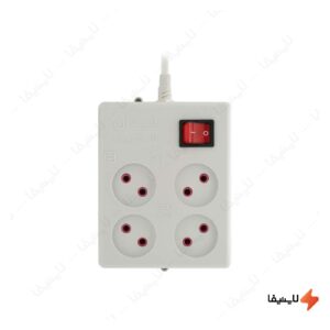 رابط-چهار-خانه-بدون-ارت-فردان-الکتریک-31409-بدون-سیم