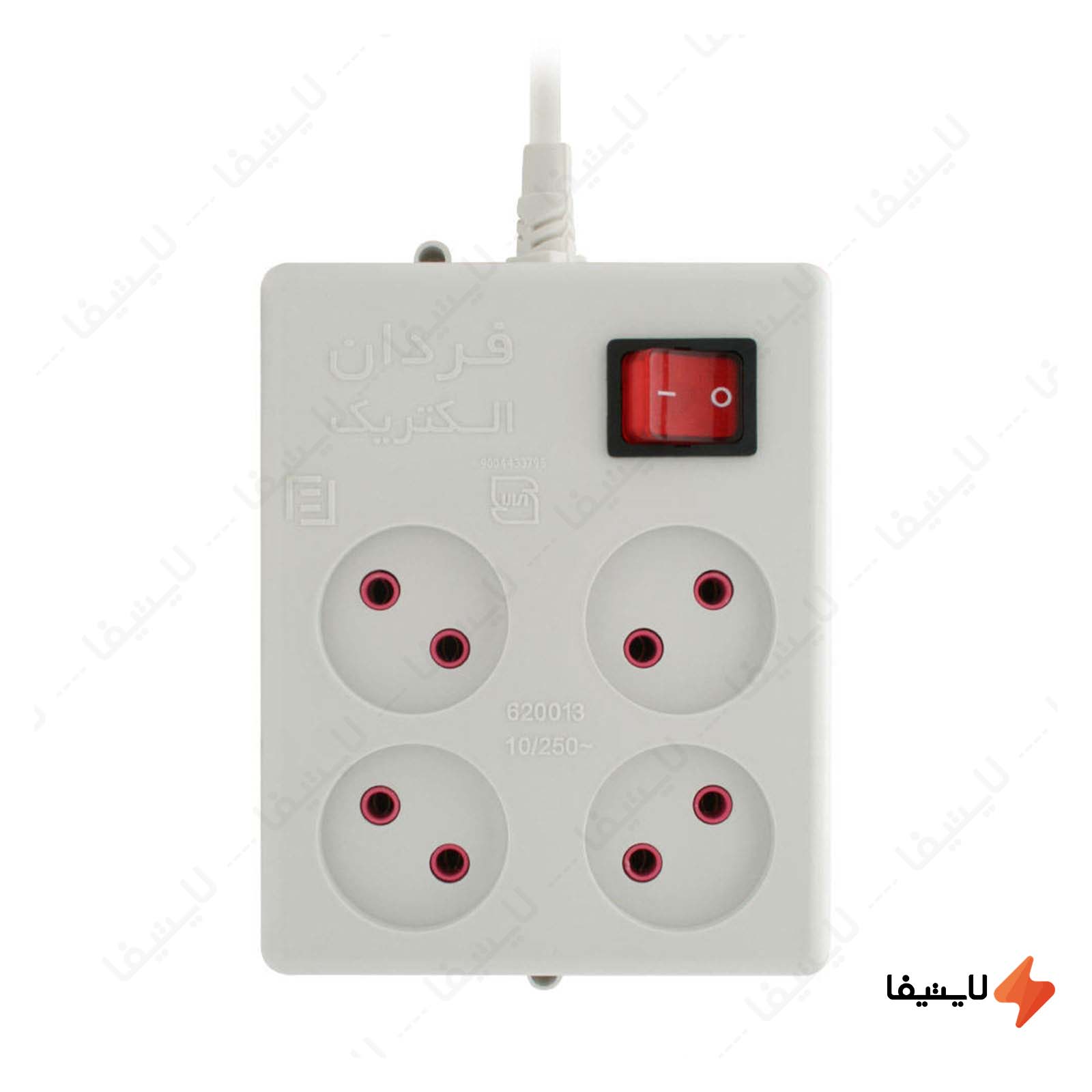 رابط 4 خانه کتابی بدون ارت فردان با رابط-چهار-خانه-کتابی-بدون-ارت-فردان-الکتریک-31410-با-کابل-1