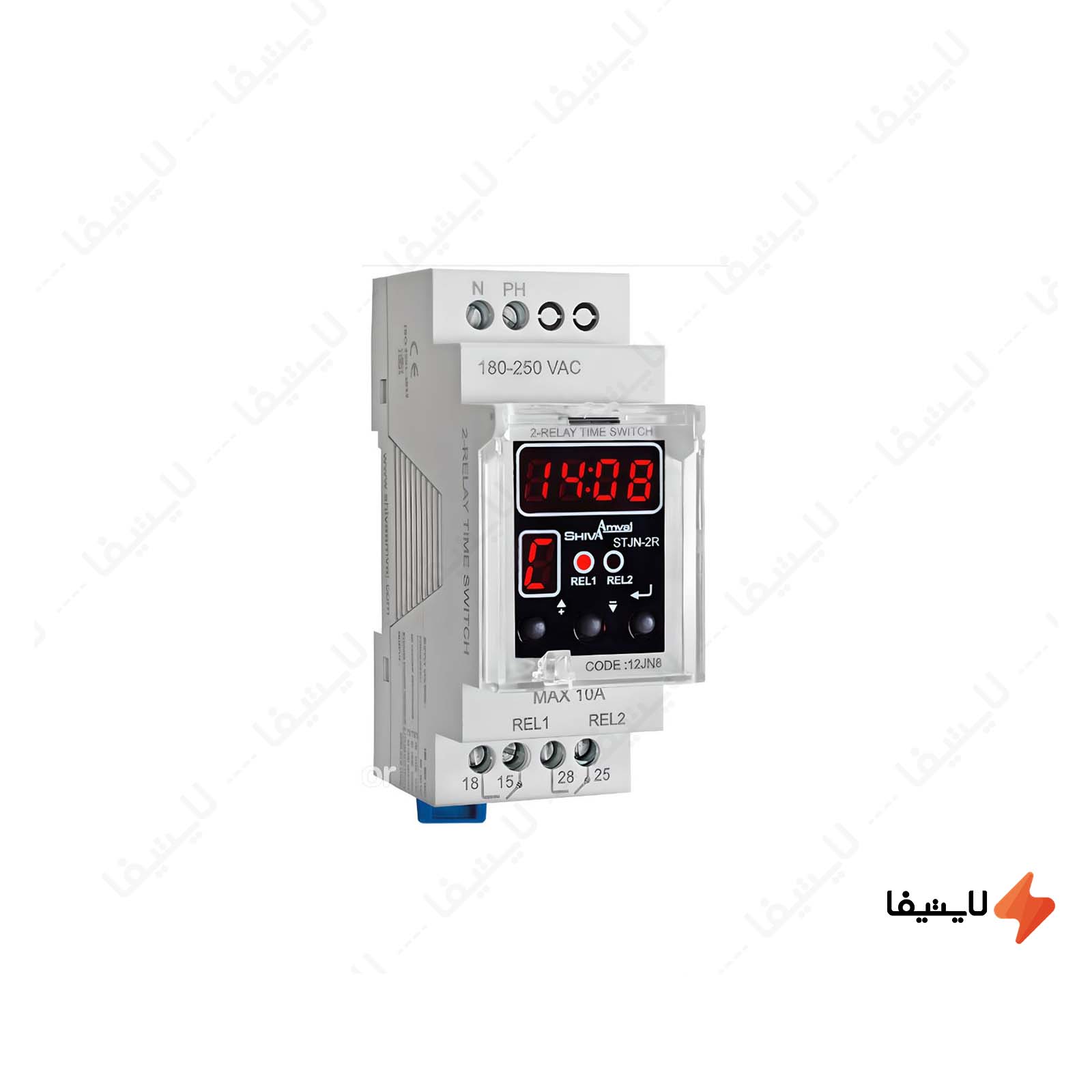 ساعت فرمان دو رله ای سری N مدل TSJN-2R ک ساعت-فرمان-دو-رله-ای-سری-N-مدل-TSJN-2R-کد-12JN5-شیوا-امواج