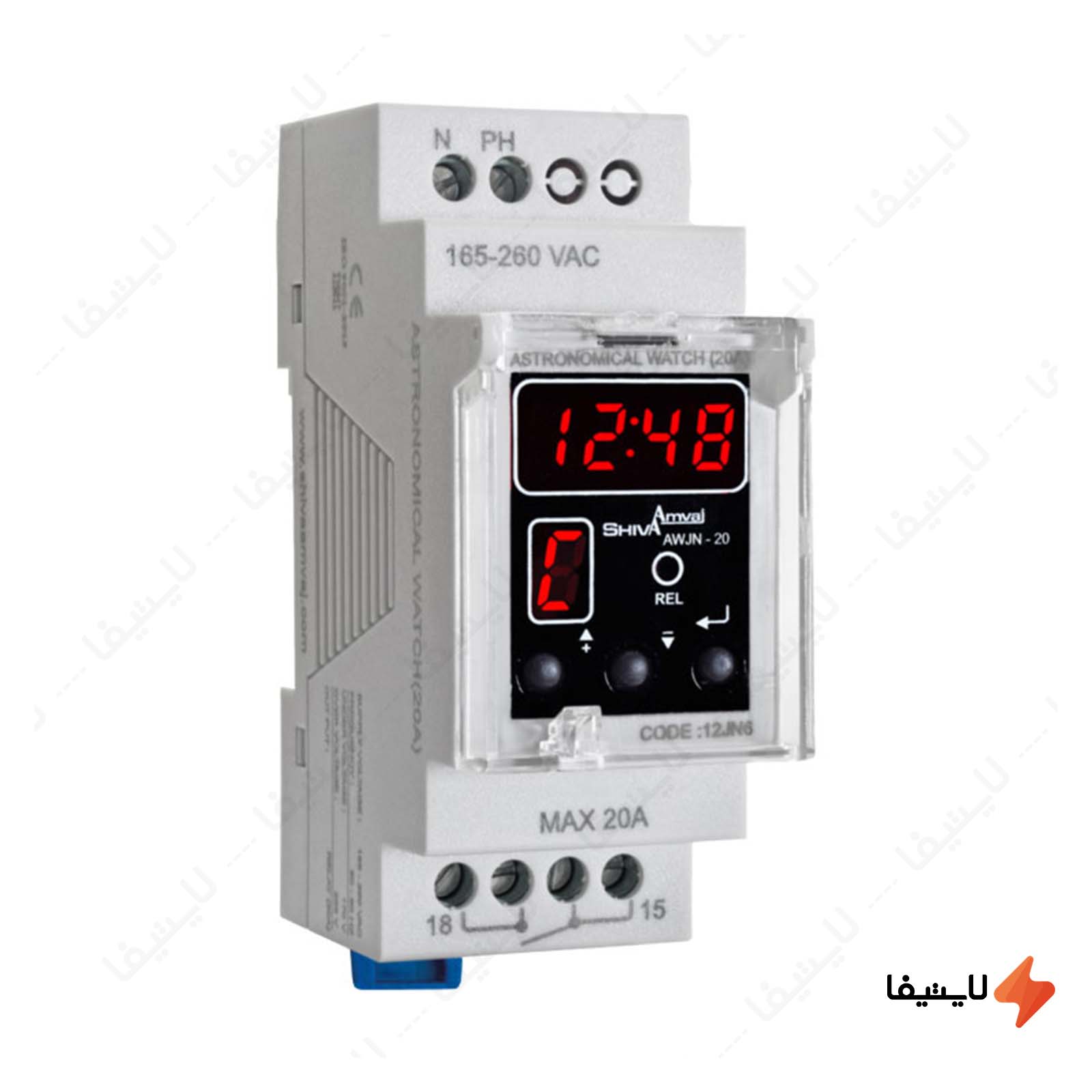 ساعت نجومی 20A سری N مدل AWJN20 کد 12JN6 شیو ساعت-نجومی-20A-سری-N-مدل-AWJN20-کد-12JN6-شیوا-امواج