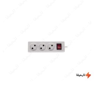 سه-راهی-برق-مستطیل-بدون-ارت-تیراژه-با-کابل-3-متر