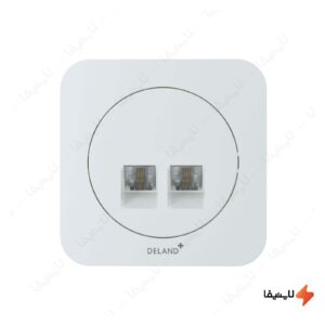 سوکت-تلفن-دو-خط-دلند-پلاس-مدل-آدا