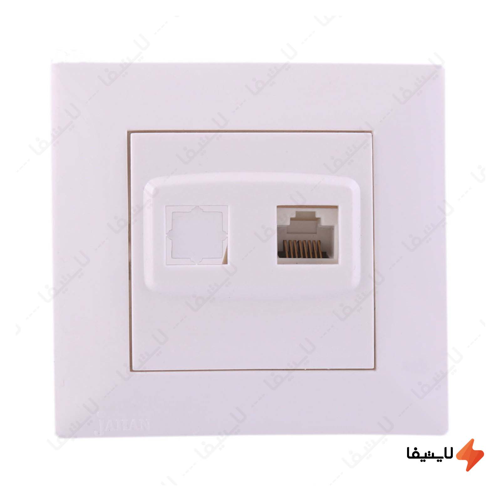 سوکت شبکه cat6+cat6 جهان الکتریک مدل آی سوکت-شبکه-cat6cat6-جهان-الکتریک-مدل-آیسان