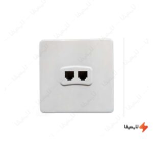 سوکت-شبکه-دو-پورت-خیام-الکتریک-مدل-خیام