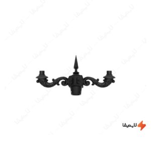 شاخه-چراغ-پارکی-دو-شاخه-شب-تاب-مدل-فلورانس