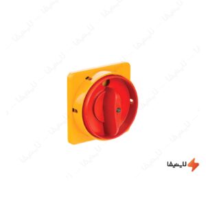 صفحه-دستگیره-قفلشو-زرد-و-قرمز-100-آمپر-کوچک-الکترو-کاوه-کد-PL105