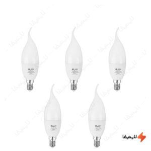 لامپ-ال-ای-دی-اشکی-7-وات-افراتاب-پایه-E14-مدل-AF-TC37-7W-بسته-5-عددی