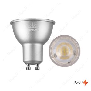 لامپ-هالوژن-7-وات-شعاع-مدل-SH-GU10-7W-DIM-با-قابلیت-دیمر