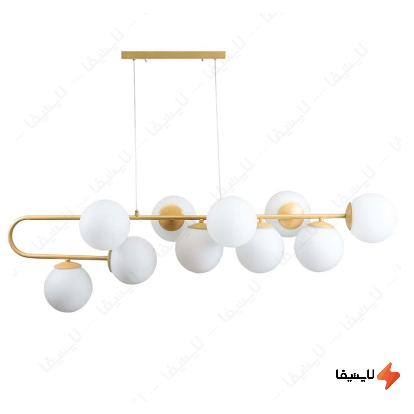 لوستر 10 شعله مولکولی چشمه نور مدل A12 لوستر-10-شعله-مولکولی-چشمه-نور-مدل-A122210