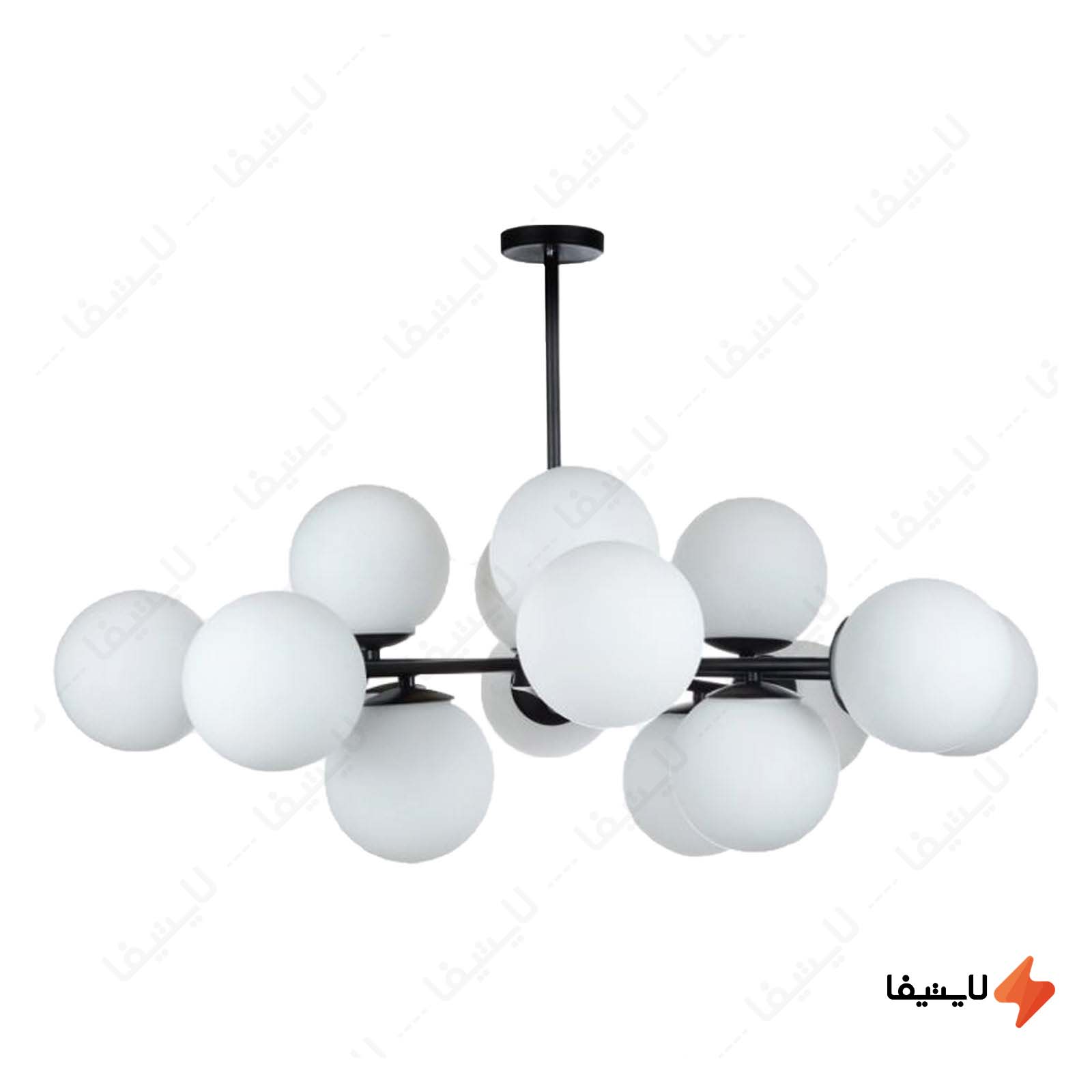 لوستر 16 شعله مولکولی چشمه نور مدل A12 لوستر-16-شعله-مولکولی-چشمه-نور-مدل-A125916