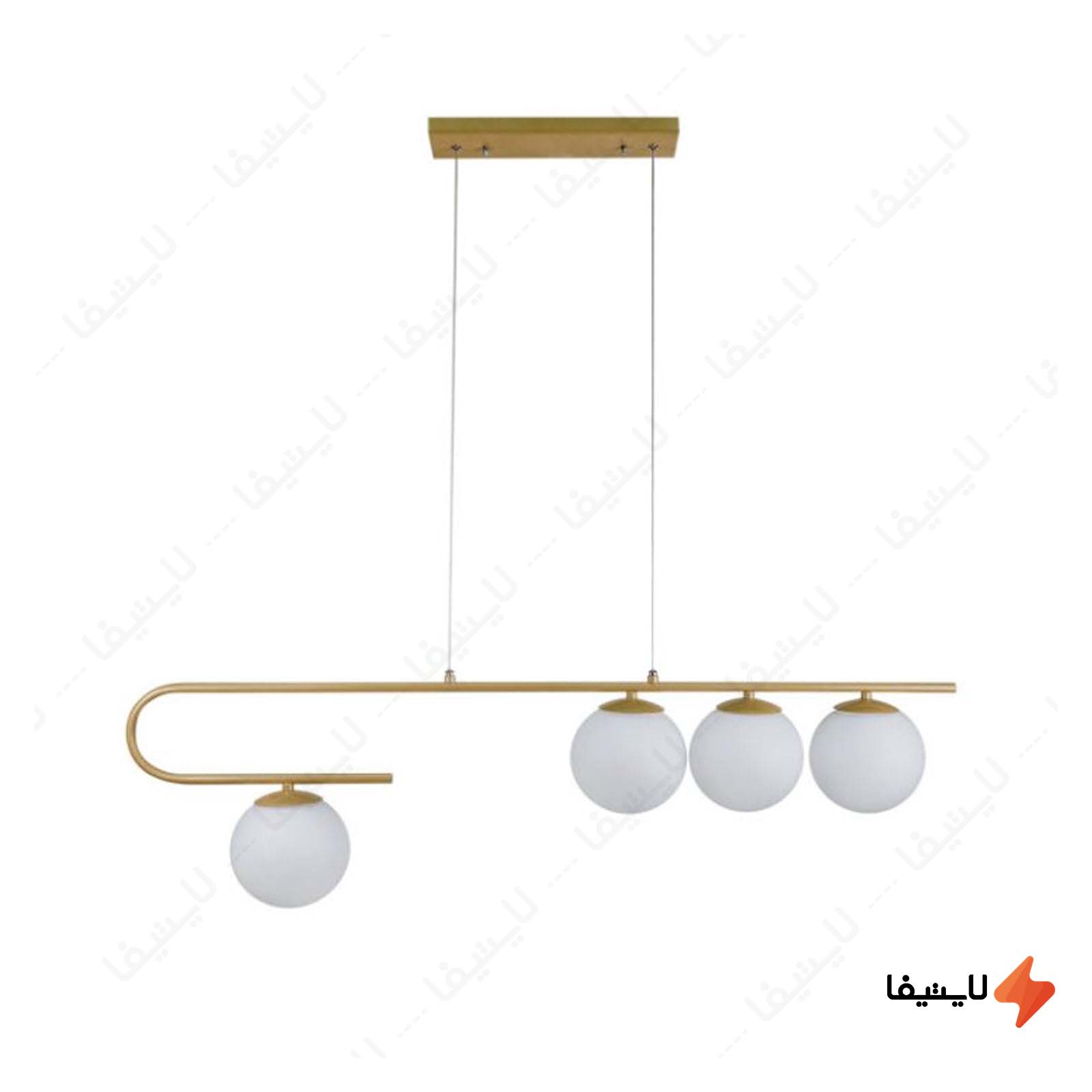 لوستر 4 شعله مولکولی چشمه نور مدل A122 لوستر-4-شعله-مولکولی-چشمه-نور-مدل-A12224