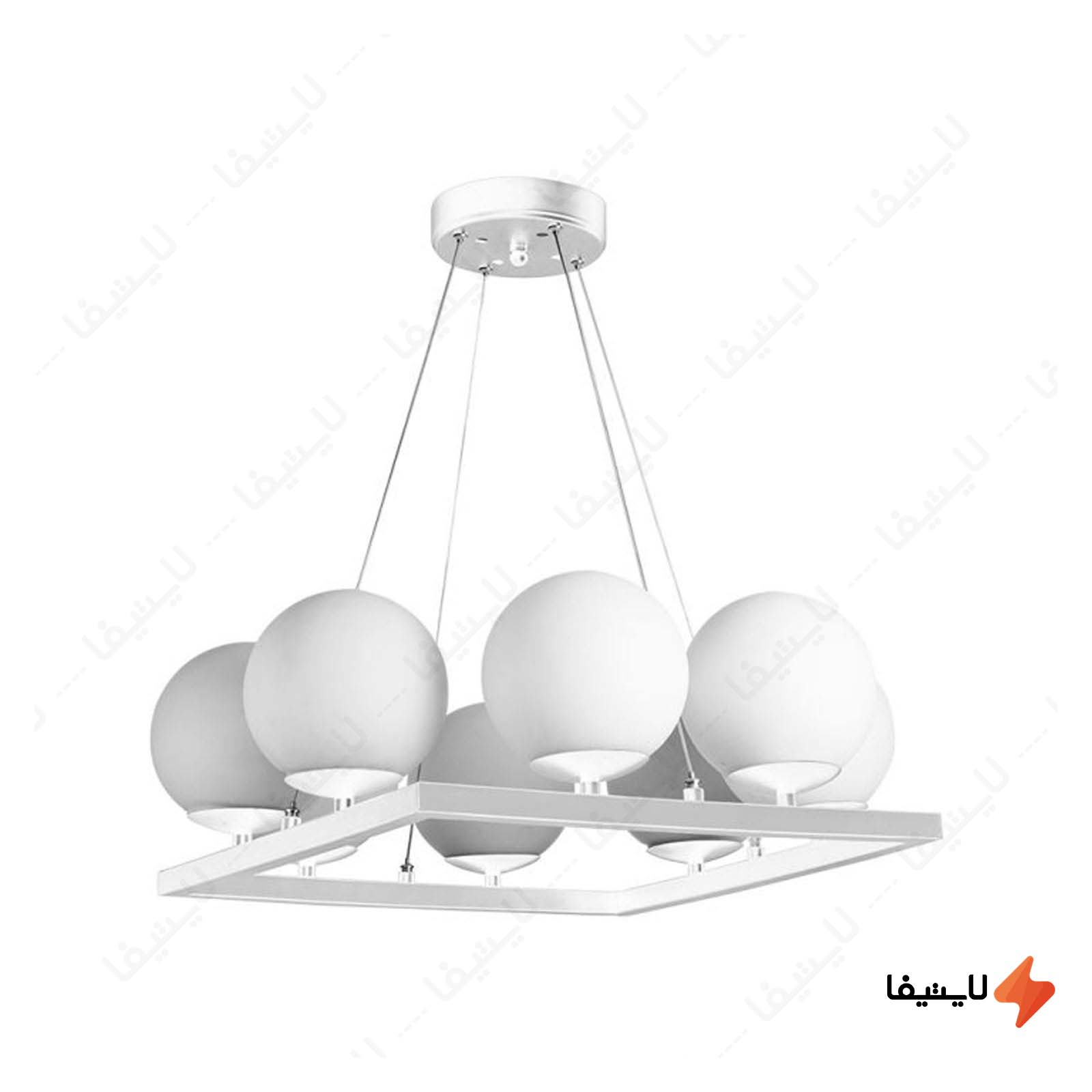 لوستر 8 شعله مولکولی چشمه نور مدل A125 لوستر-8-شعله-مولکولی-چشمه-نور-مدل-A12548