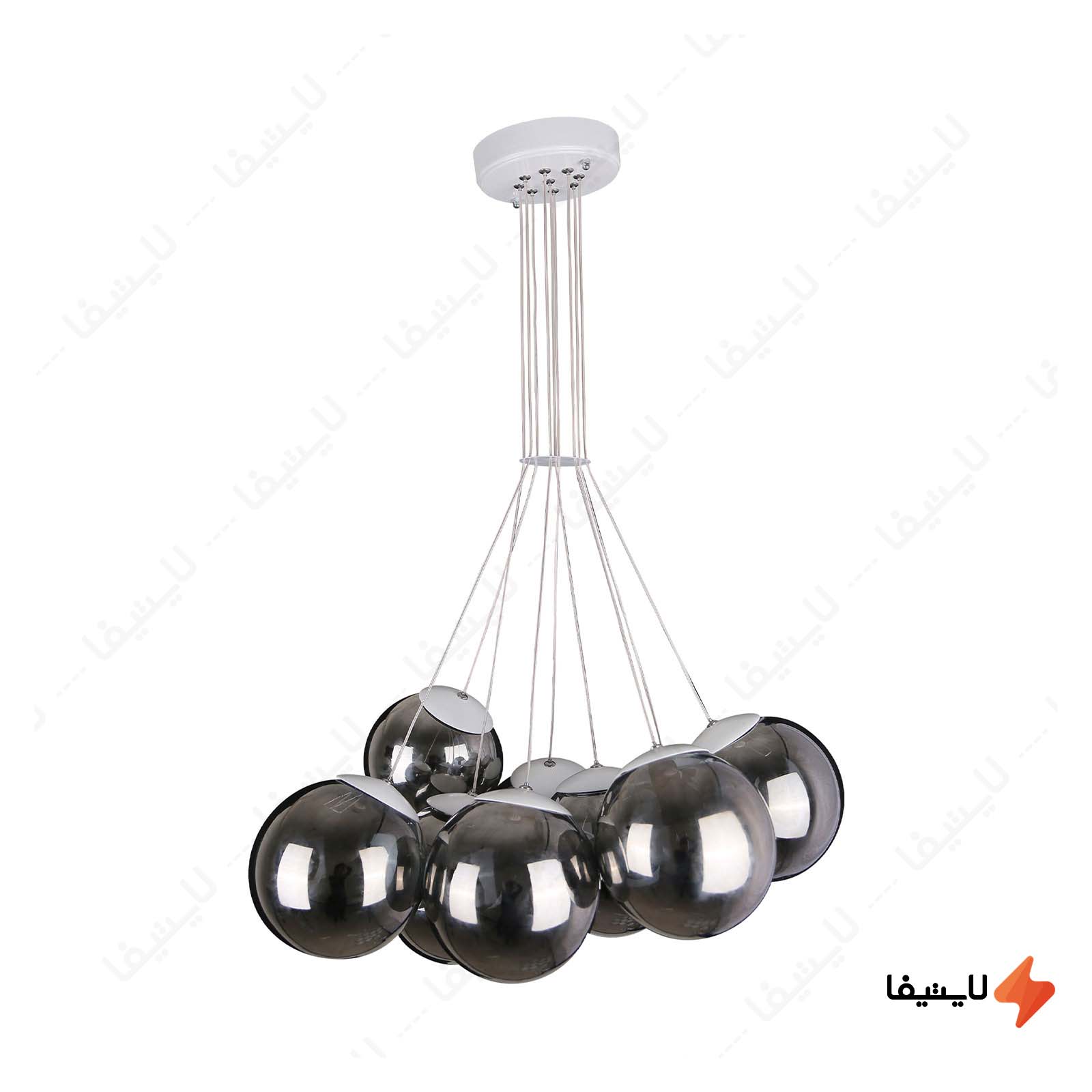 لوستر آویز حبابی 9 شعله چشمه نور کد A لوستر-آویز-حبابی-9-شعله-چشمه-نور-کد-A12249WT