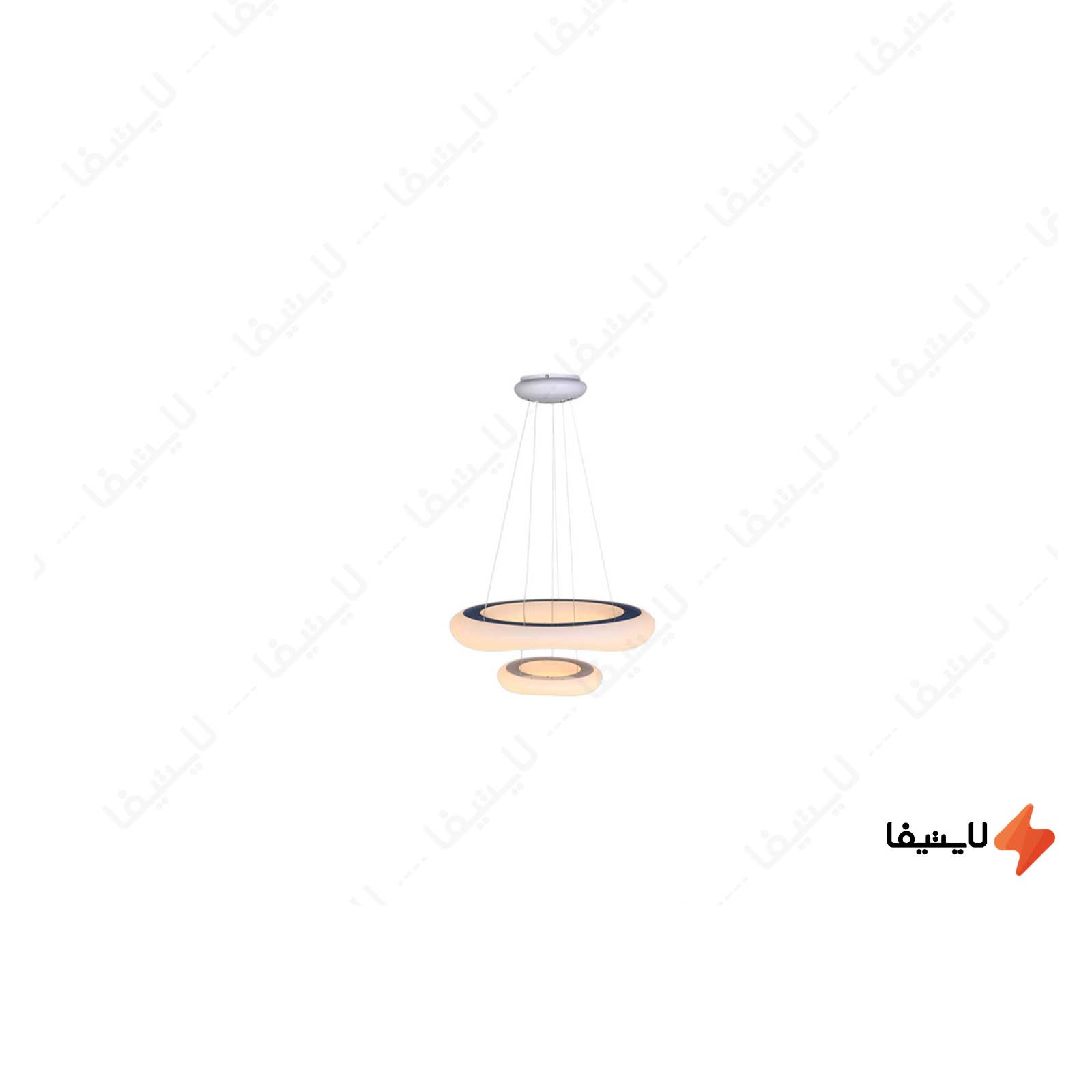 لوستر آویز دونات دوطبقه ستاره شمال لوستر-آویز-دونات-دوطبقه-ستاره-شمال-مدل-TS5