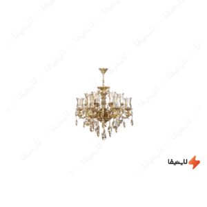 لوستر-دایکاست-چشمه-نور-۱۰-شعله-کد-S35675
