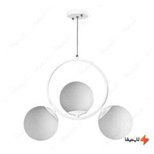 لوستر-سه-شعله-مولکولی-چشمه-نور-مدل-A12553