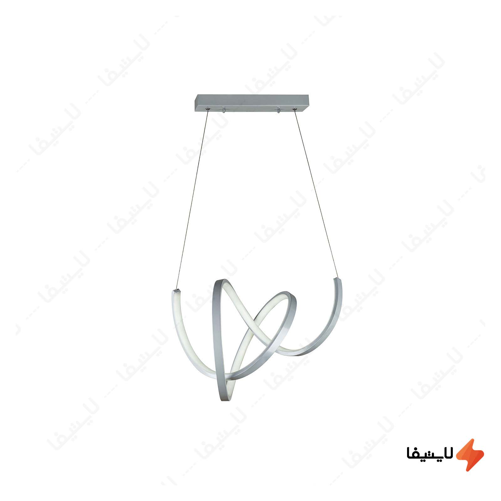 لوستر مدرن چشمه نور کد A6314/1H لوستر-مدرن-چشمه-نور-کد-A63141H