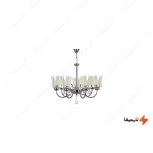 لوستر-هفت-شعله-چشمه-نور-مدل-A8117