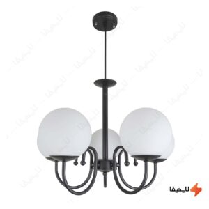 لوستر-پنج-شعله-مولکولی-چشمه-نور-مدل-A12195