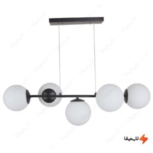 لوستر-پنج-شعله-مولکولی-چشمه-نور-مدل-A12305