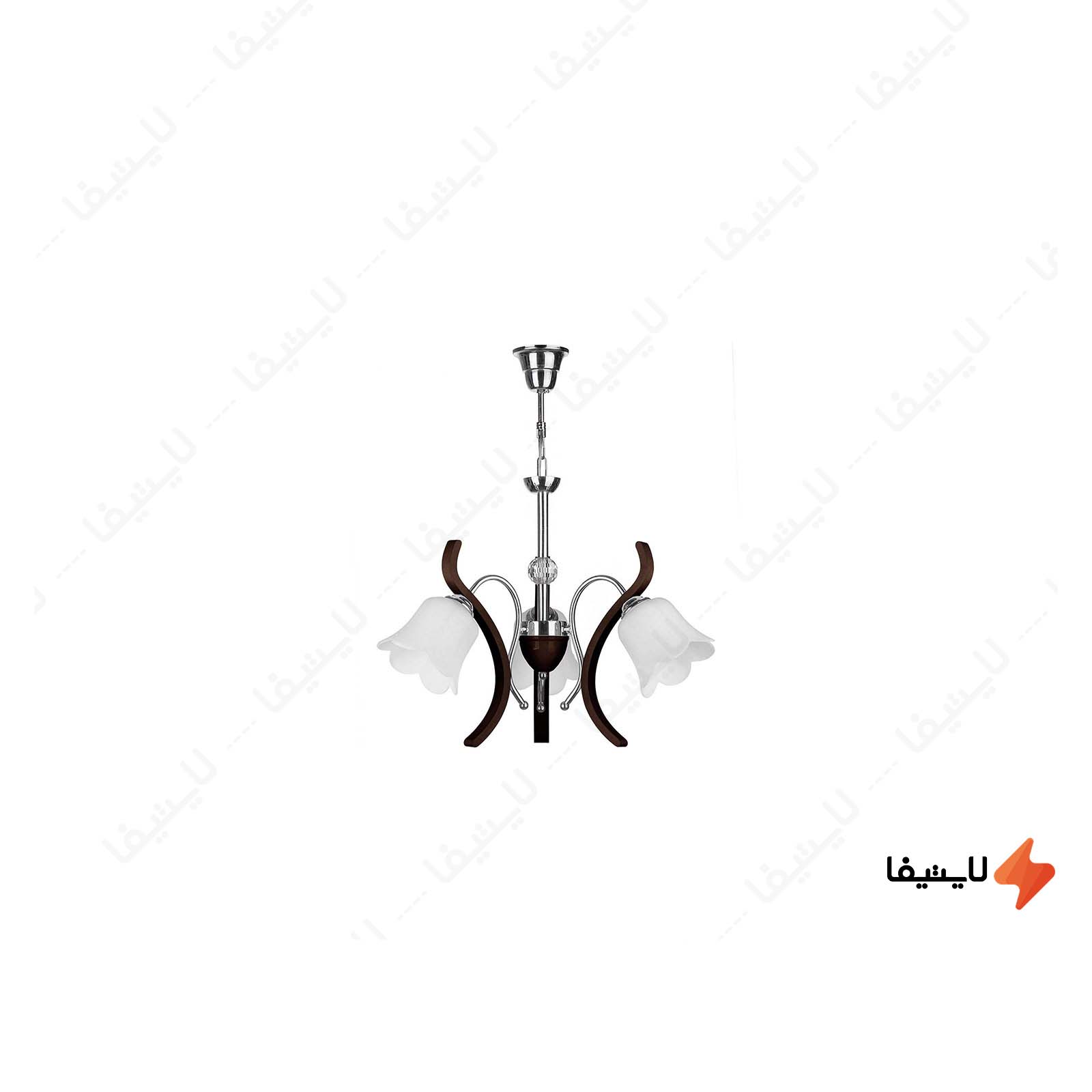 لوستر چشمه نور ۳ شعله کد ۸۸۸/۳ لوستر-چشمه-نور-۳-شعله-کد-۸۸۸۳