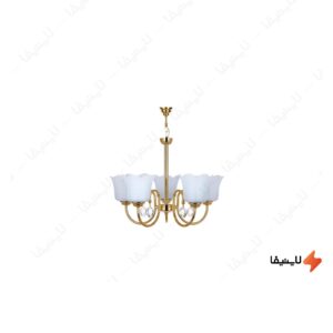 لوستر-چشمه-نور-۵-شعله-کد-A8565-O