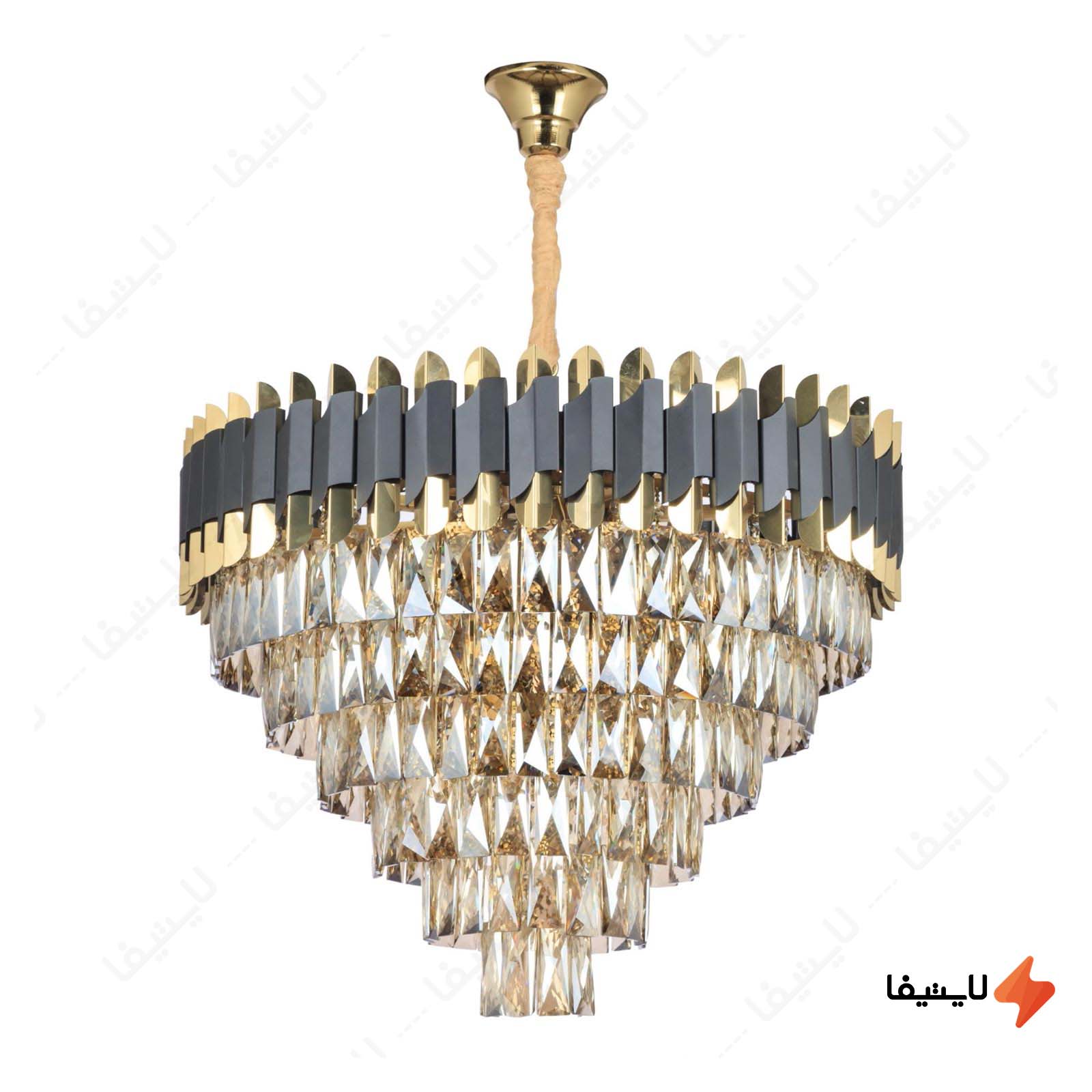 لوستر کریستالی 12 شعله چشمه نور مدل P لوستر-کریستالی-12-شعله-چشمه-نور-مدل-P263065