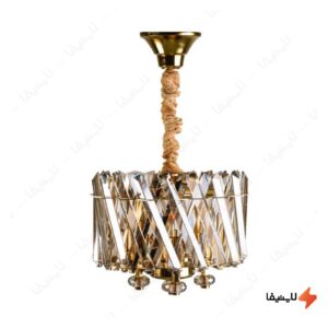 لوستر-کریستالی-4-شعله-چشمه-نور-مدل-N267230