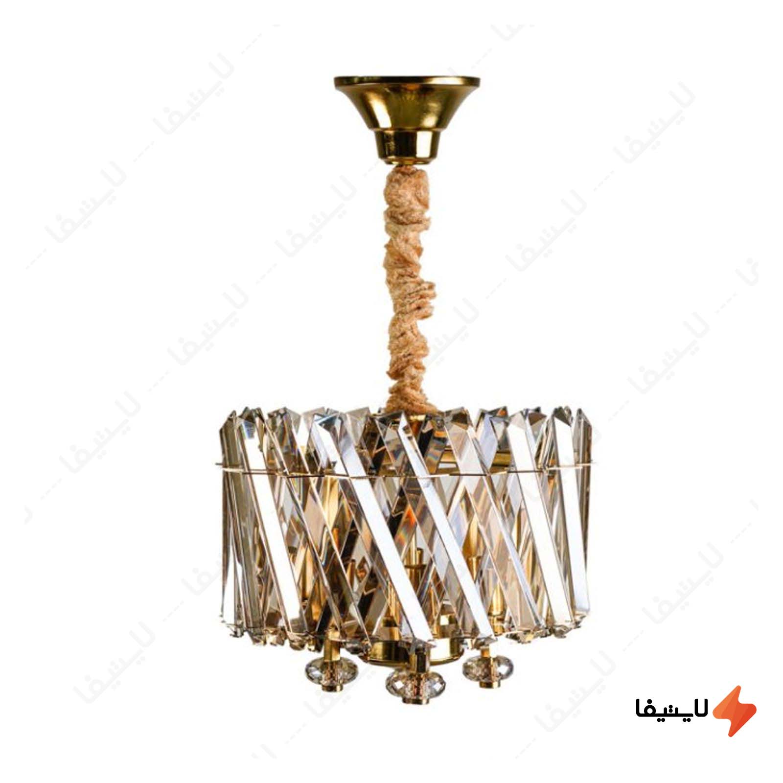 لوستر کریستالی 4 شعله چشمه نور مدل N2 لوستر-کریستالی-4-شعله-چشمه-نور-مدل-N267230