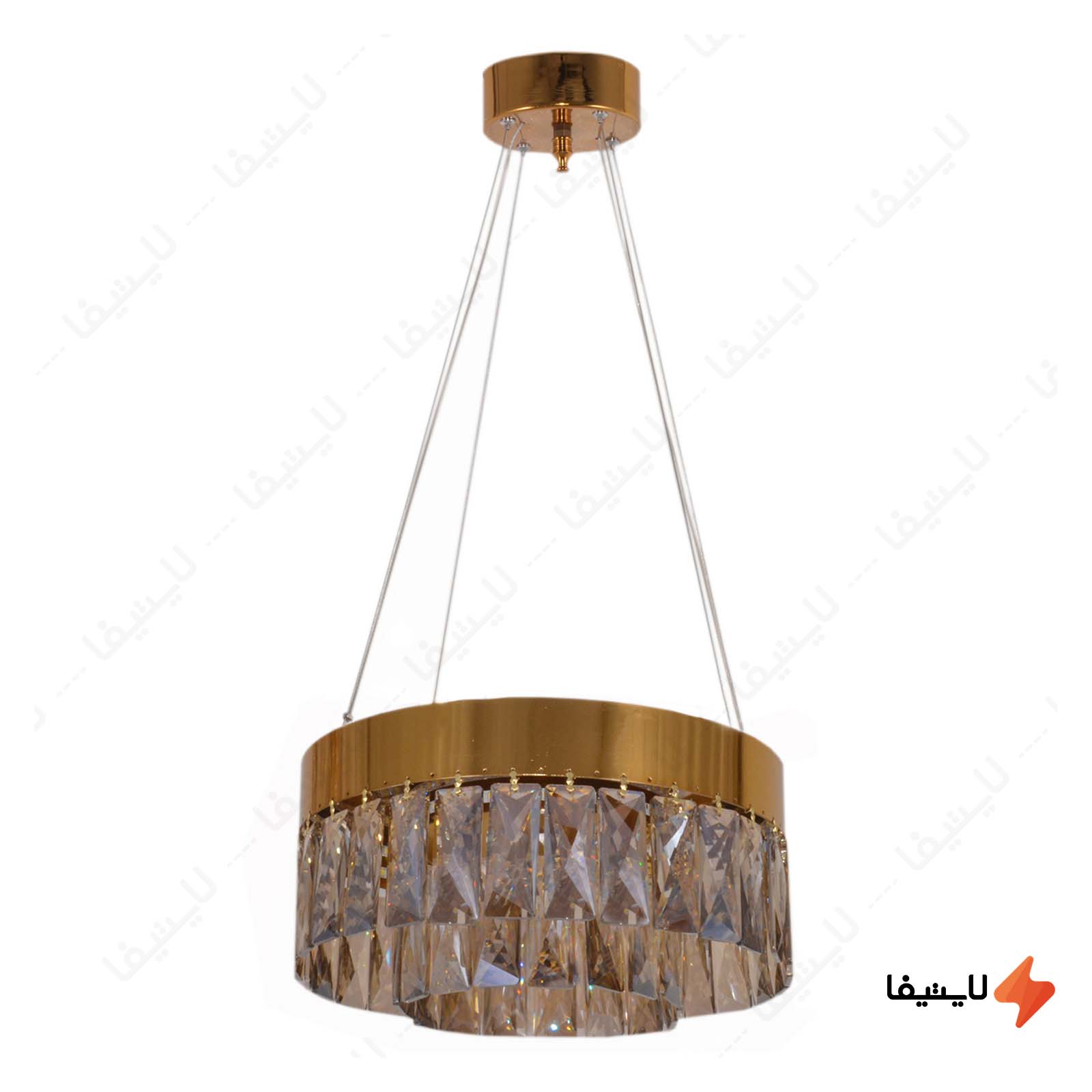 لوستر کریستالی چشمه نور مدل 2678/30 لوستر-کریستالی-چشمه-نور-مدل-267830