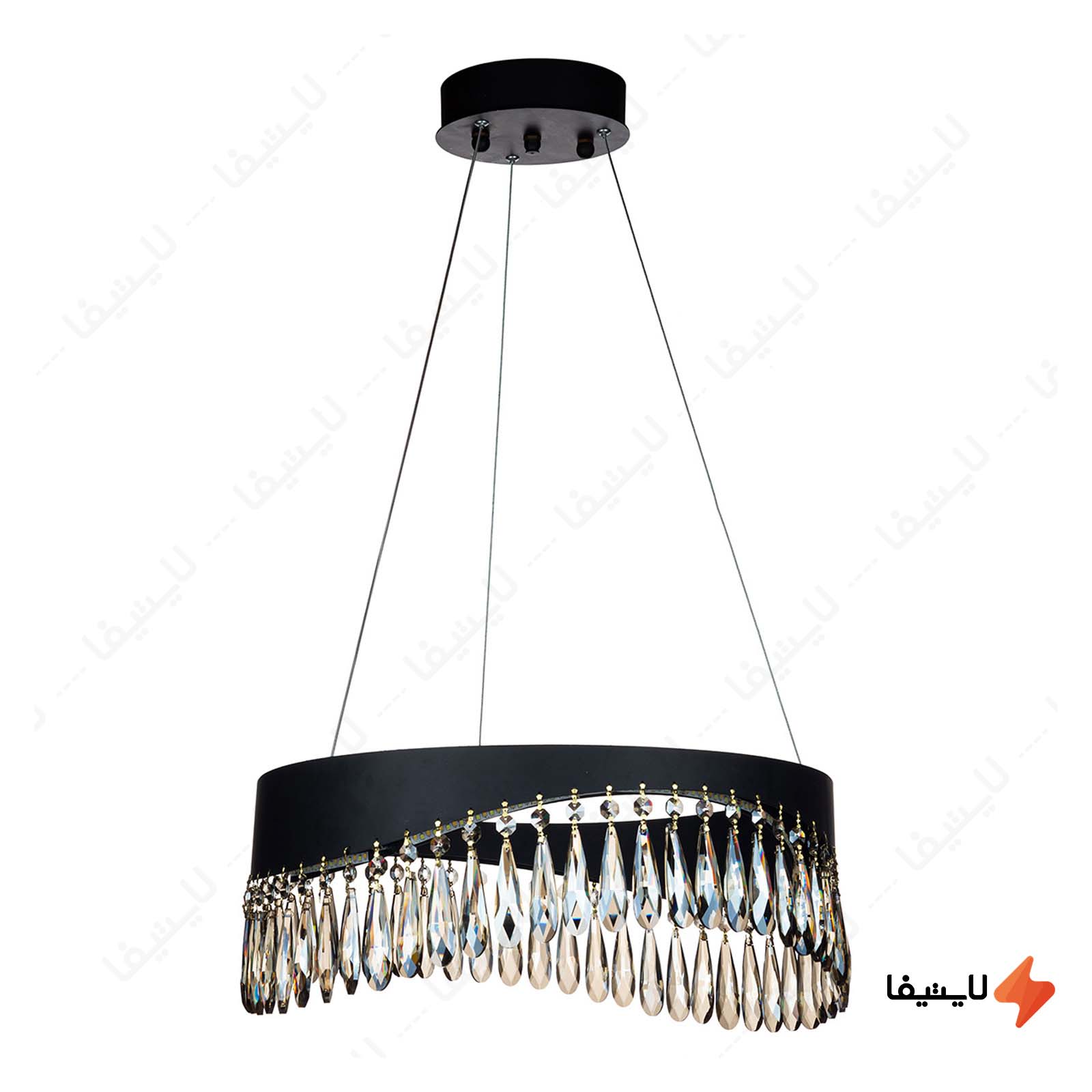 لوستر کریستالی چشمه نور مدل MO4413/45 لوستر-کریستالی-چشمه-نور-مدل-MO441345