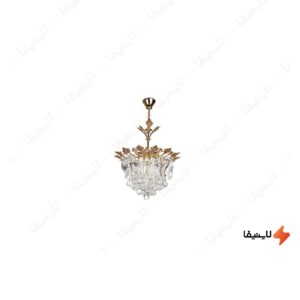 لوستر-کریستالی-چشمه-نور-۸-شعله-کد-H662050